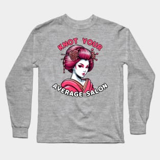 Geisha hairstylist for beauticians Long Sleeve T-Shirt